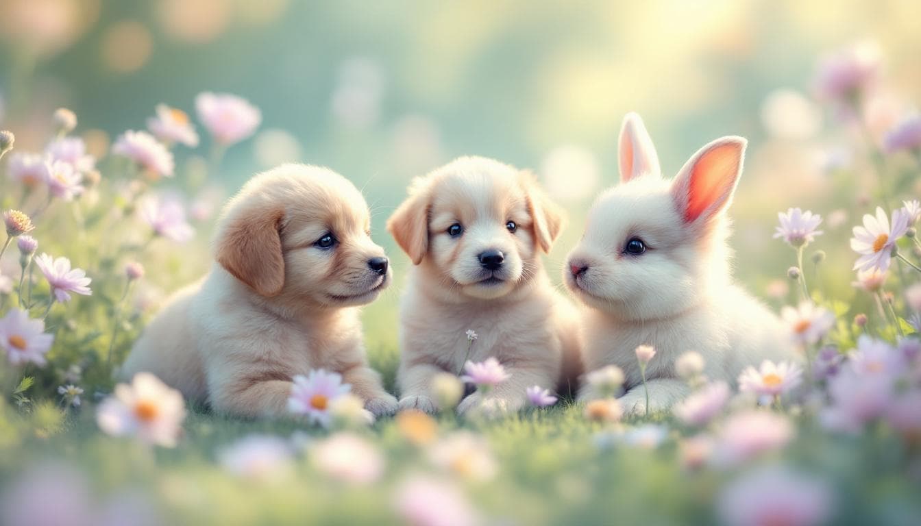 Puppy & Bunny Playtime