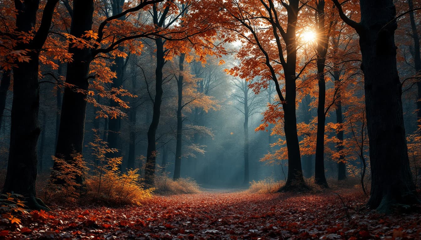  Dark Autumn Reflections