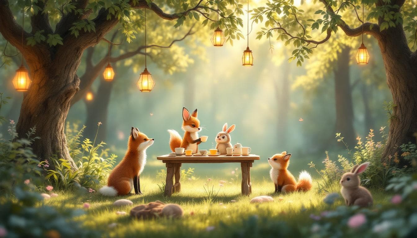  Forest Creatures Tea Party