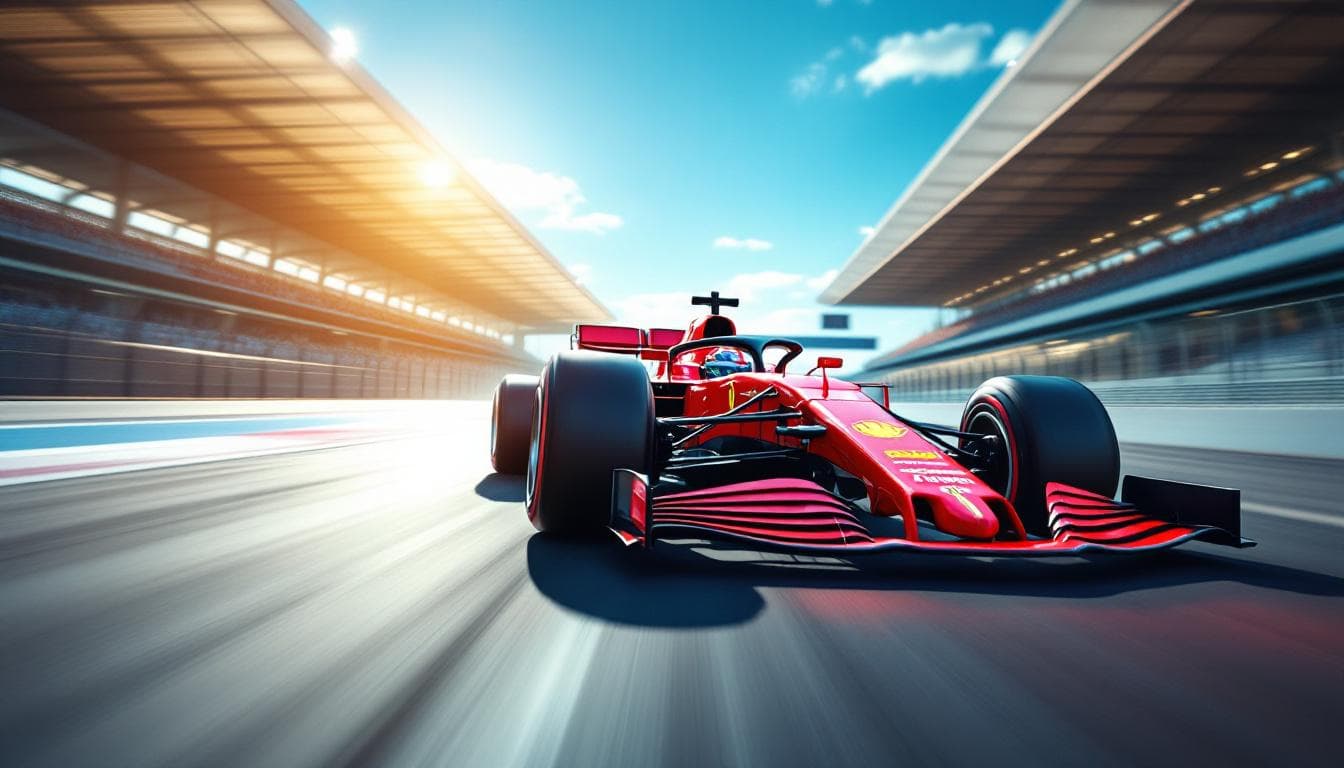  F1 Ferrari Pit Stop