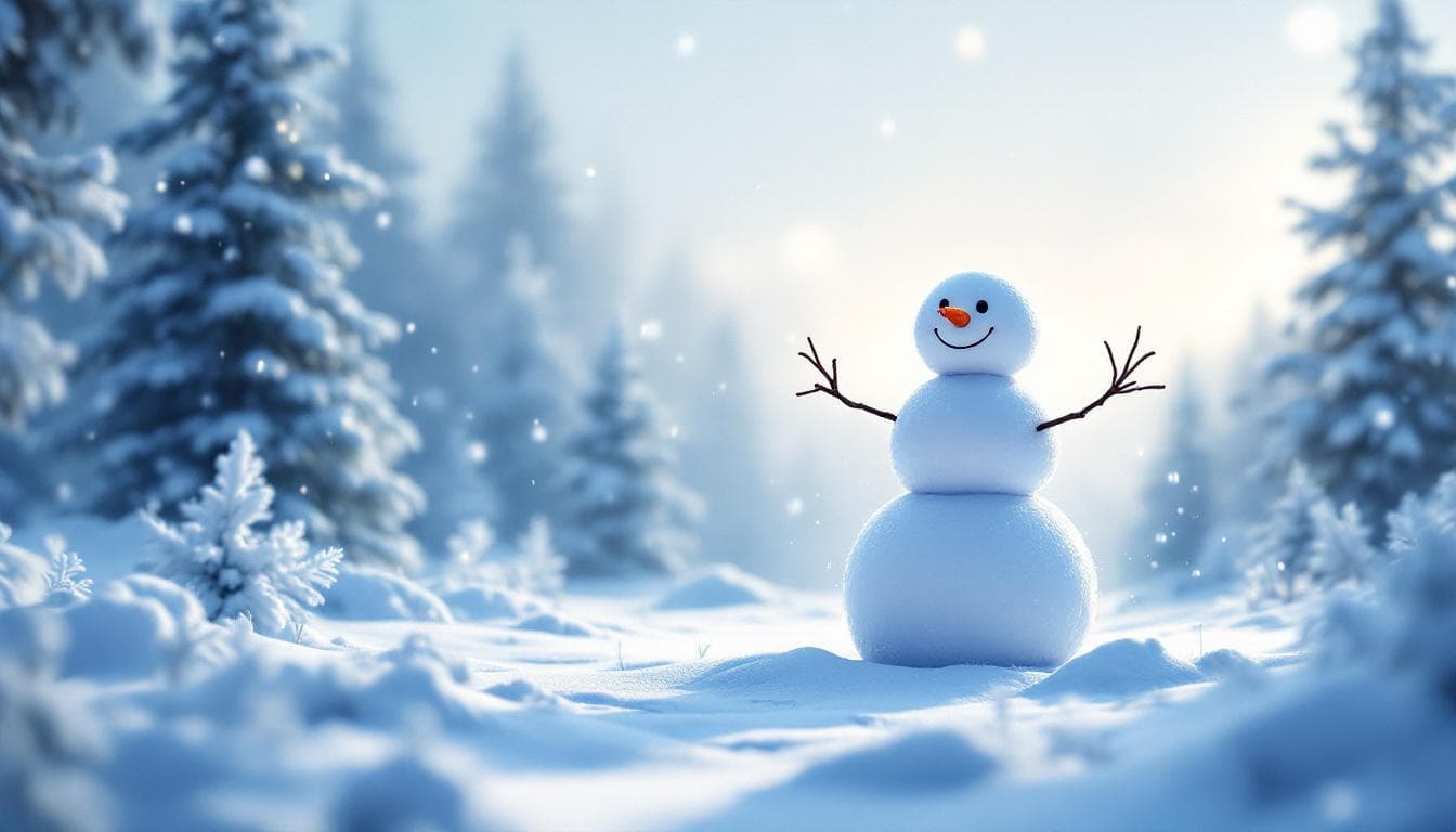 ⛄️❄️ Frosty Snowman Retro