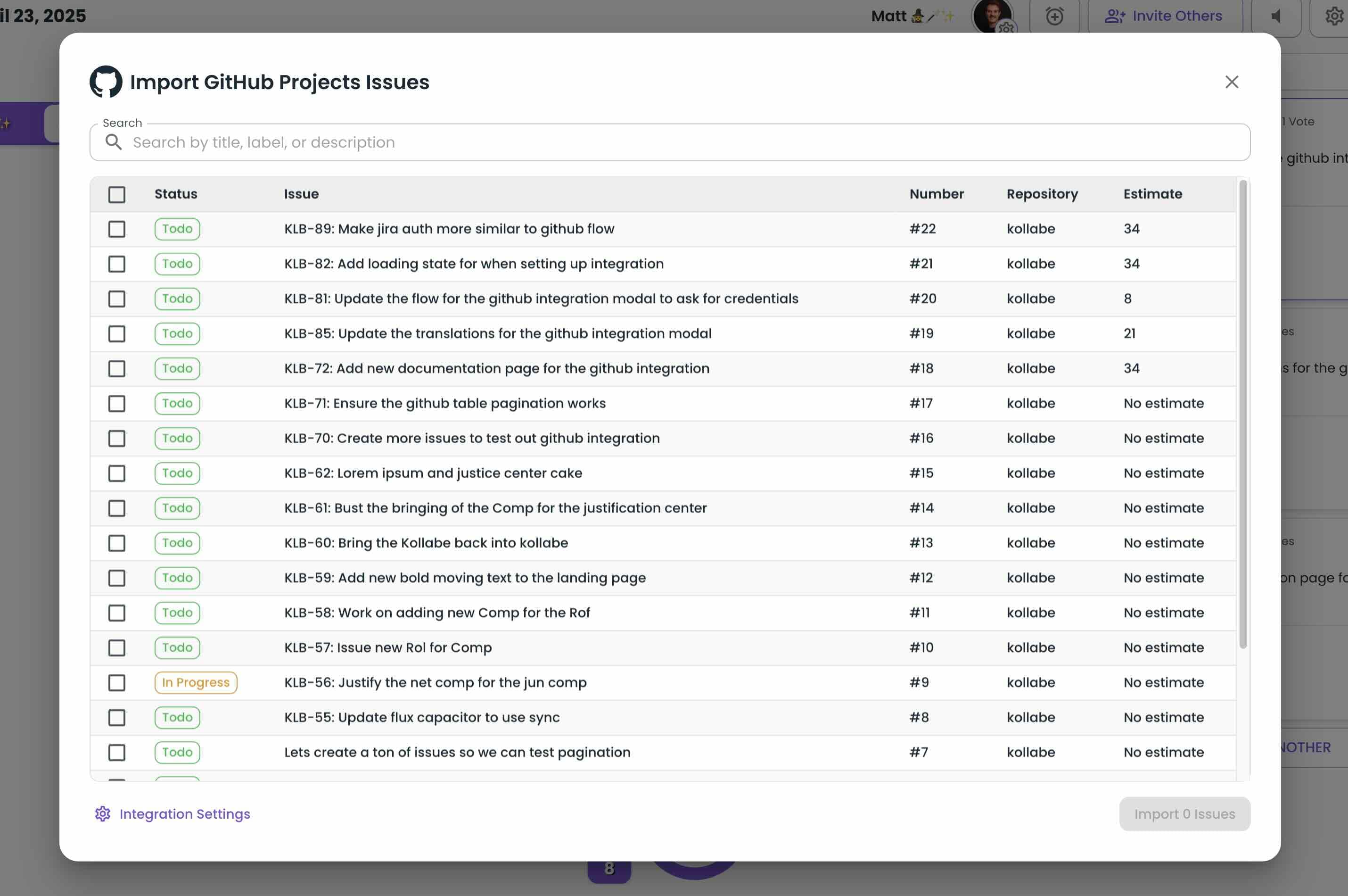 Planning Poker for GitHub Projects