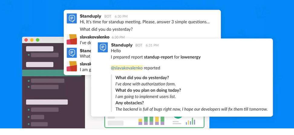 Standuply standup tool